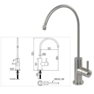 1-Weg-Wasserhahn SENTO (Edelstahl) – Bild 2