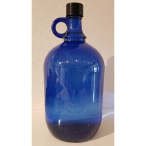 Blauglas-Wasserflasche 2 L