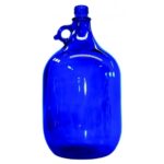 Blauglas-Wasserflasche 5 L
