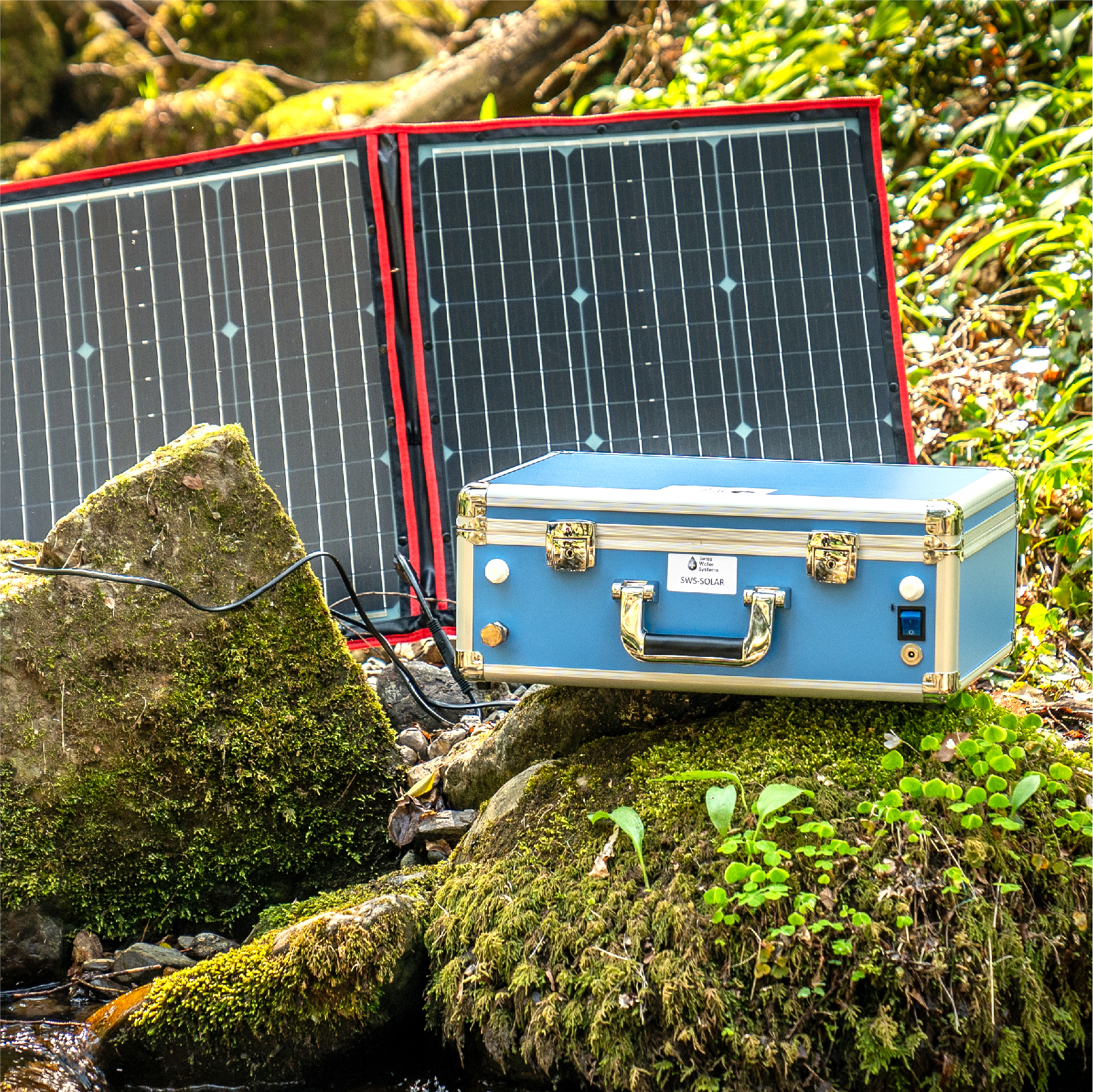 Solar-Wasserveredelungsgerät SWS-SOLAR-1, 100 Watt